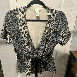 Cheetah Print Sweater - CL